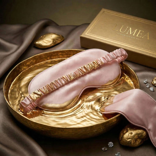 LUMEA Satin-Schlafmaske · Ultraweich · Verstellbar